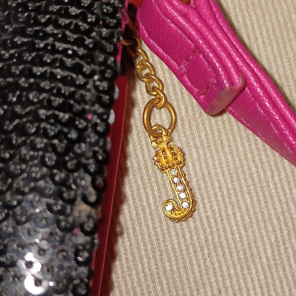 Juicy Couture black sequin and pink crossbody bag - Picture 7 of 7